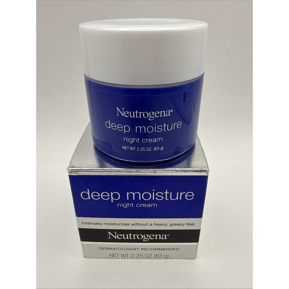 Neutrogena Deep Moisture Night Cream Vitamin D3 & Nourishing Glycerin 2.25oz